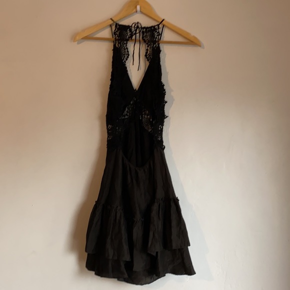 Cecelia de Bucourt Black Backless Mini Dress - Picture 2 of 5